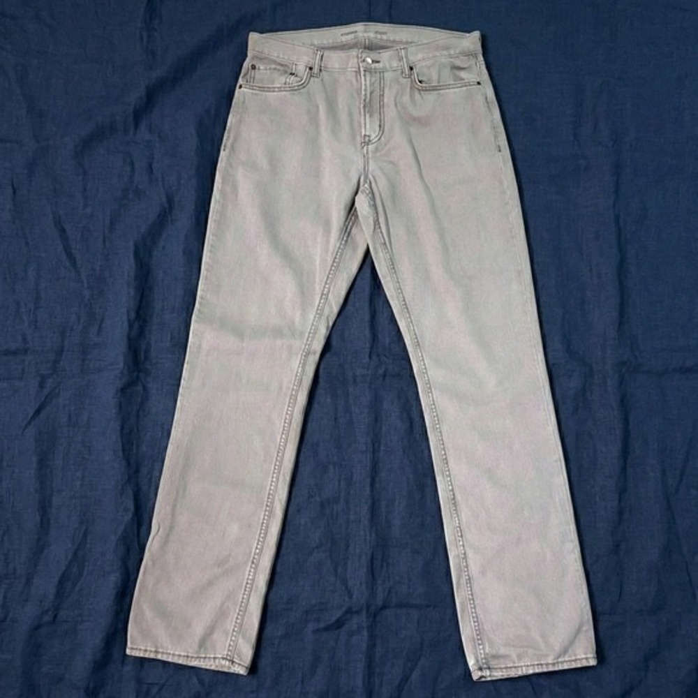Straight Built-In Tough Grey Pants 34x34 Casual Workwear Basics Old Navy